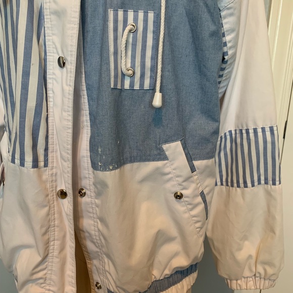 Denim and white 90’s acid jacket - Picture 3 of 8